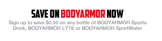 Target: BodyArmor Sports Drinks Only $0.50!