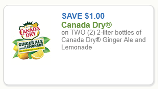 Walmart: Canada Dry Ginger Ale and Lemonade Only $0.25!