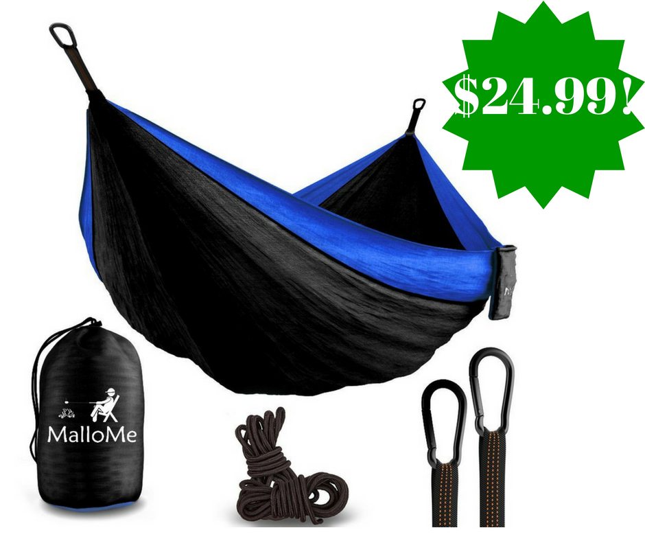 Amazon: MalloMe Double Portable Camping Hammock Only $24.99 (Reg. $90) 