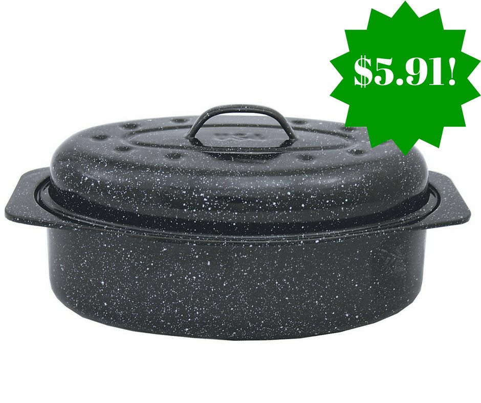 Amazon: Granite Ware Covered Oval Roaster Only $5.91 (Reg. $15) 