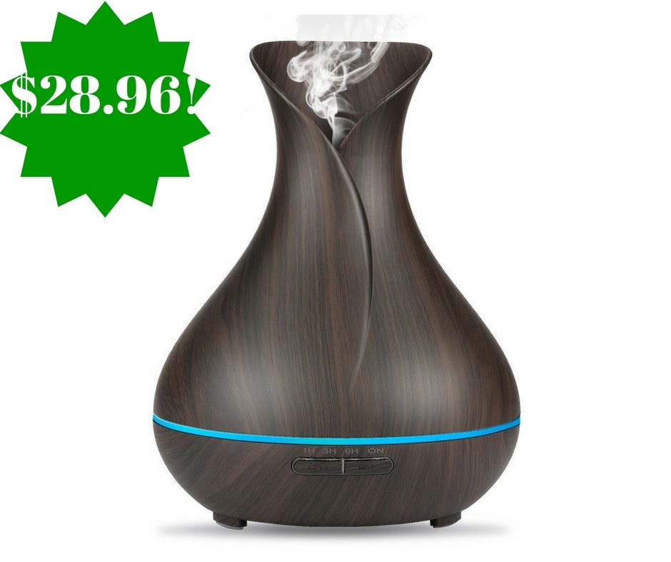 Amazon Exqline 400ml Essential Oil Diffuser Only 28.96 (Reg. 150)