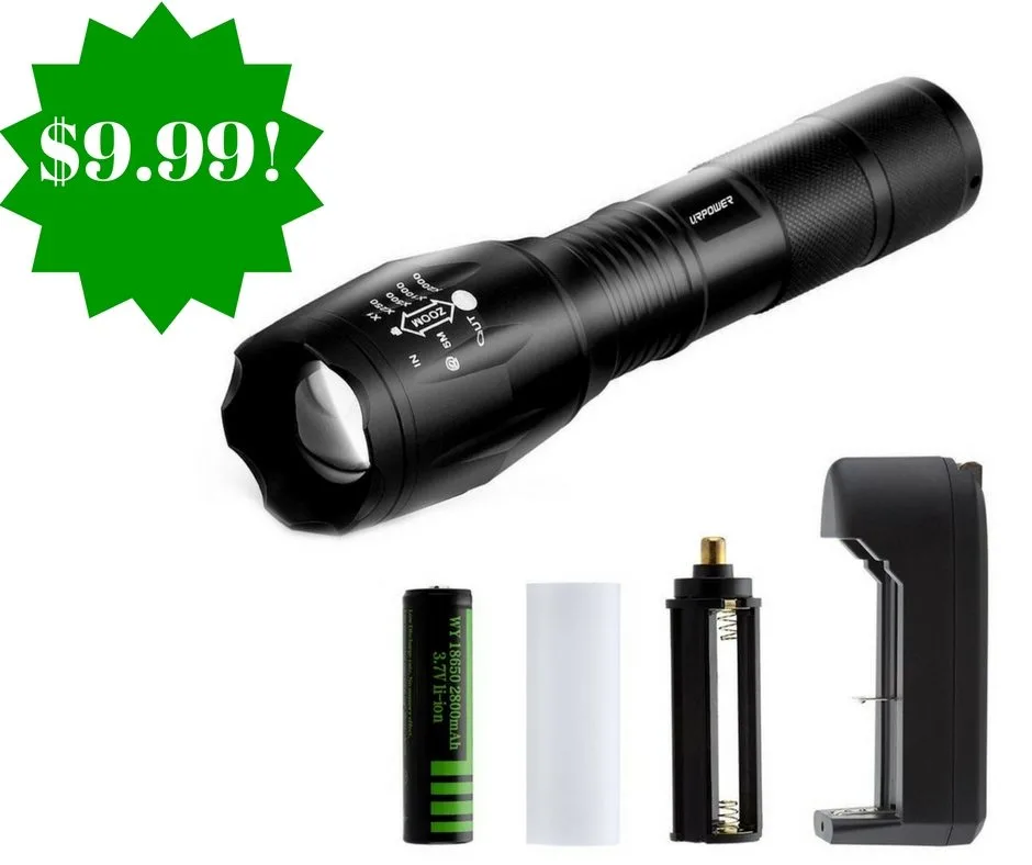 Amazon: URPOWER Tactical Flashlight Only $9.99 (Reg. $40) Amazon: URPOWER Tactical Flashlight Only $9.99 (Reg. $40)