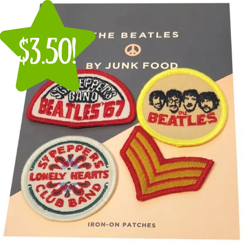 Target: Junk Food The Beatles Sgt. Pepper's Patches Only $3.50 (Reg. $5) 