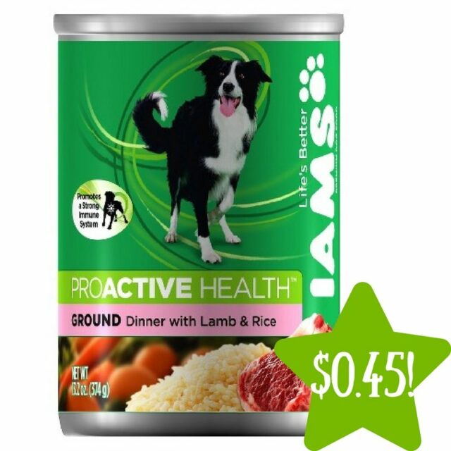 Target Iams ProActive Health Wet Dog Food Only 0.45 (Reg. 1.29)