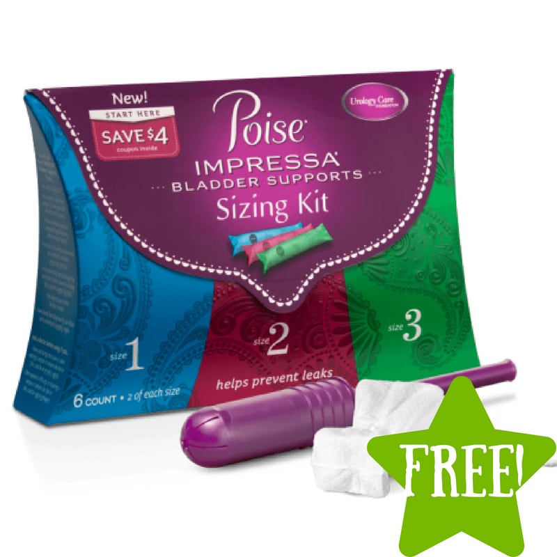 FREE Poise Impressa Sample Pack 