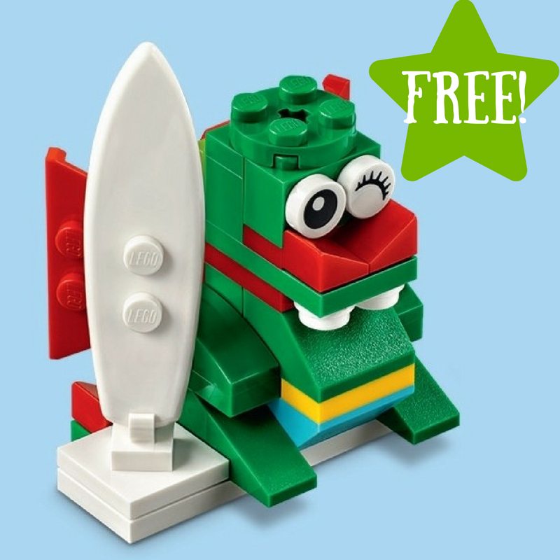 FREE LEGO Surfer Dragon Mini Model Build 