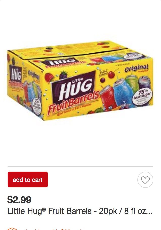 little hug fruit barrel