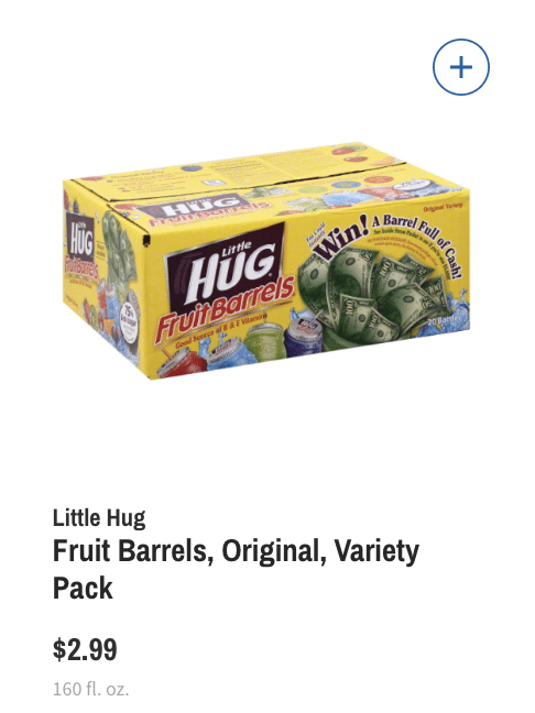 little hug fruit barrel