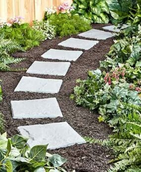 Check out this set of Garden Stepping Stones!