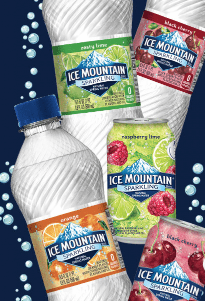 ice mountain spring water