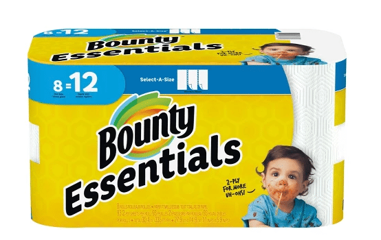 Target: Bounty Essentials Paper Towels Only $1.99!