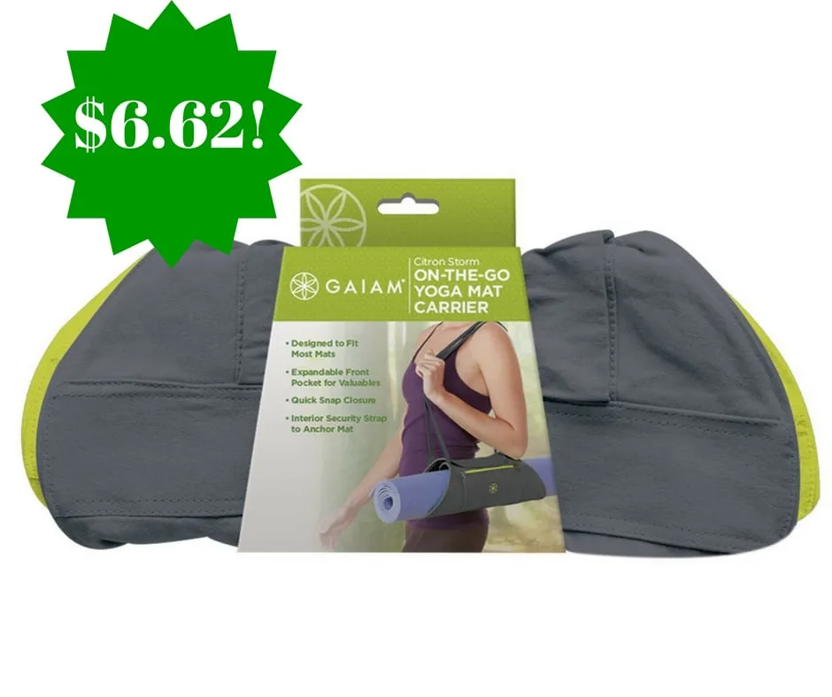 Amazon: Gaiam Yoga Mat Carrier Only $6.62 (Reg. $15) Amazon: Gaiam Yoga Mat Carrier Only $6.62 (Reg. $15)