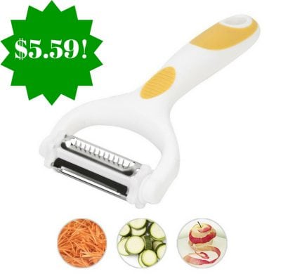 Amazon: BravRain 3 in 1 Julienne Peeler Only $5.59 (Reg. $16)