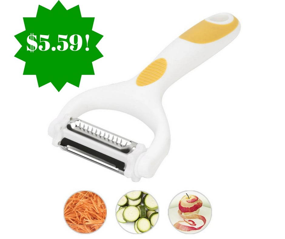 Amazon: BravRain 3 in 1 Julienne Peeler Only $5.59 (Reg. $16)