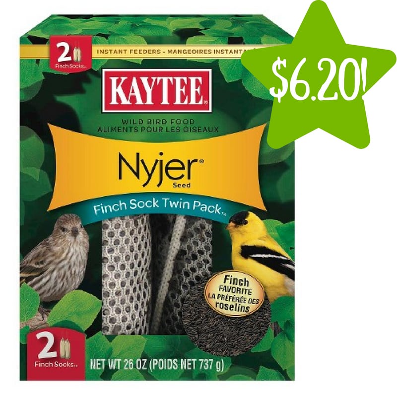 Target: Kaytee Nyjer Seed Finch Sock Twin Pack Only $6.20 (Reg. $12.39)