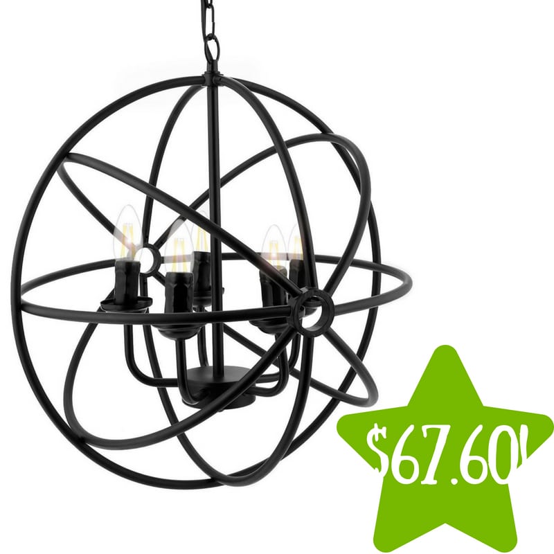 Walmart: Industrial Style 5 Lights Ceiling Chandelier Only $67.60 (Reg. $128) 