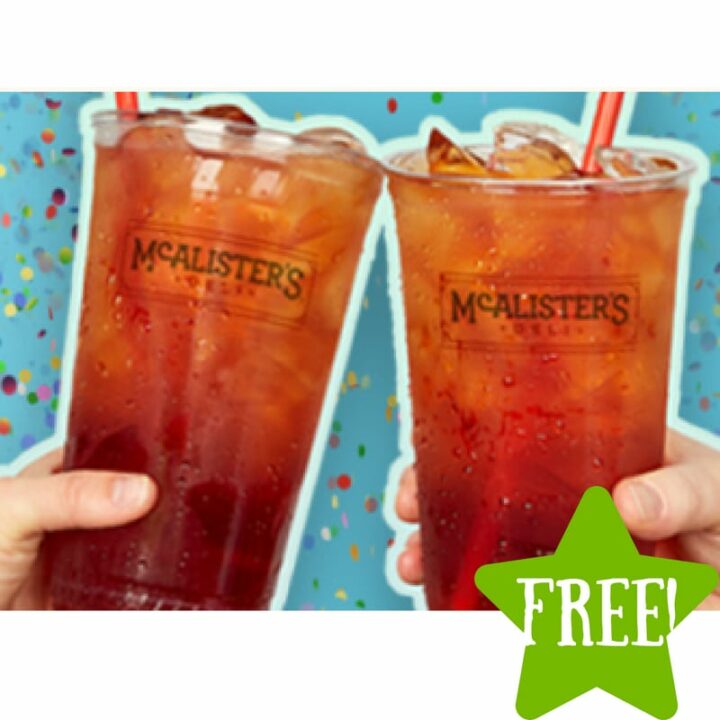 FREE Iced Tea at McAlister's Deli