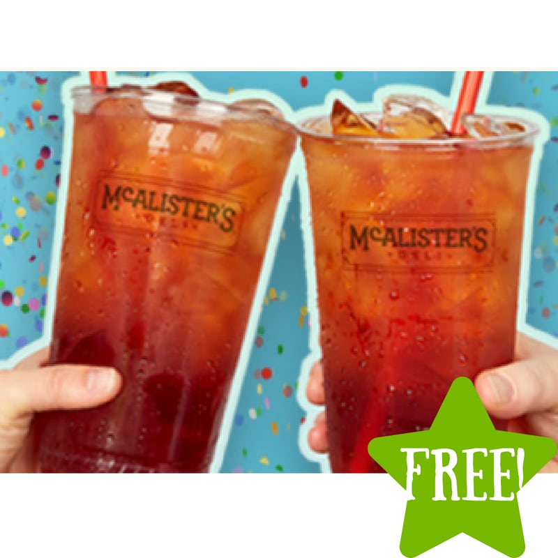 FREE Iced Tea at McAlister's Deli