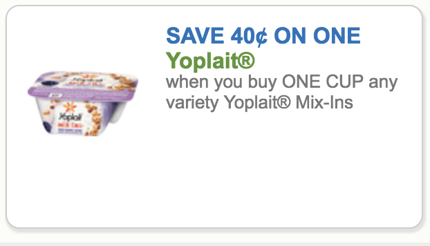 Yoplait yogurt coupons