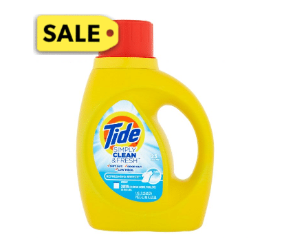 Dollar General: Tide Simply Laundry Detergent Only $1.95!