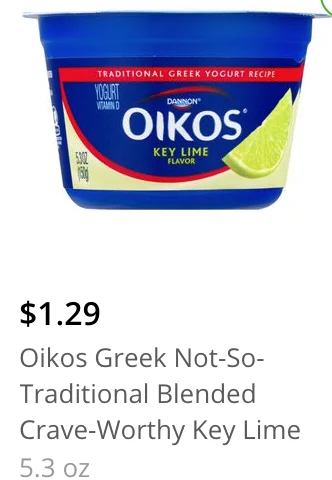 Tops Oikos yogurt coupon