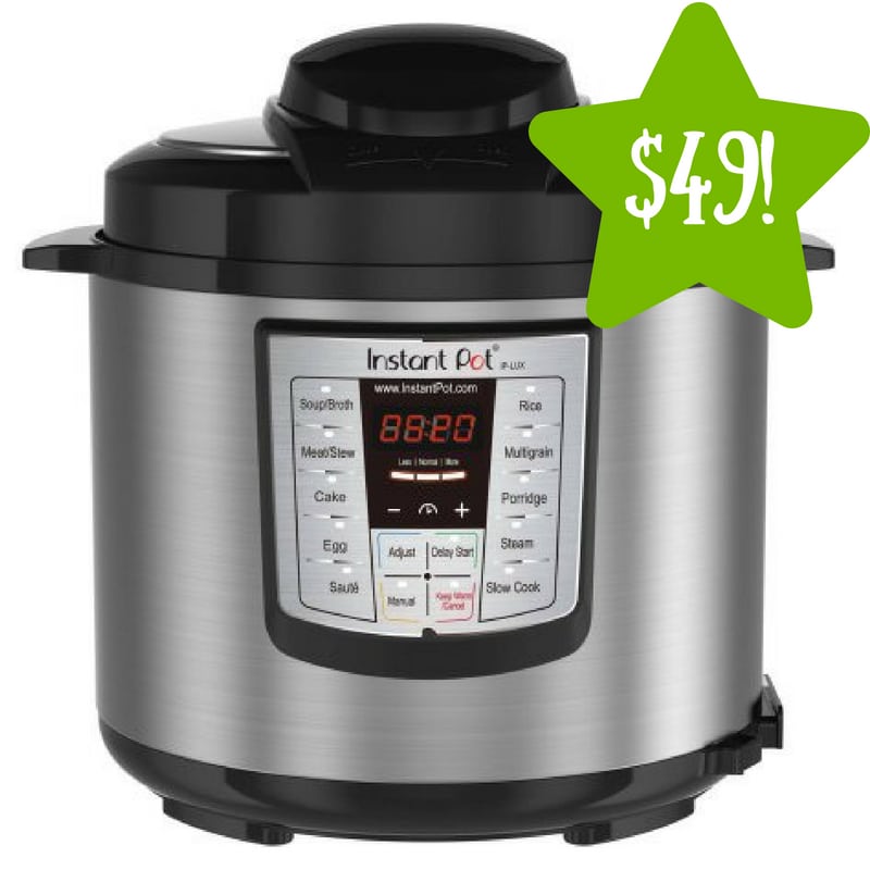 Walmart: Instant Pot 6-in-1 6 Quart Pressure Cooker Only $49 (Reg. $79) 