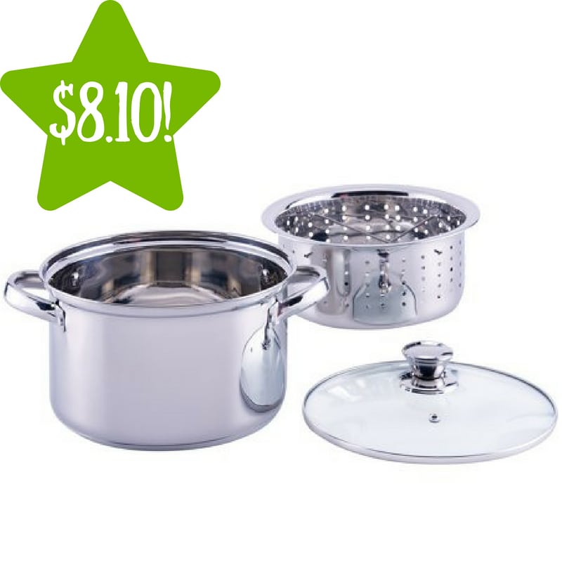 Walmart: Mainstays 4 Quart Stainless Steel Steamer Pot Only $8.10 (Reg. $15) 