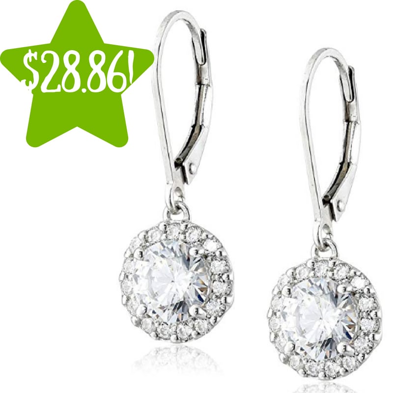 Amazon: Round Cut Swarovski Zirconia Dangle Earrings Only $28.86 (Reg. $99) 