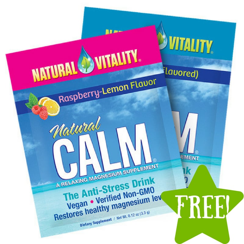 FREE Sample of Natural Vitality Natural Calm Drink