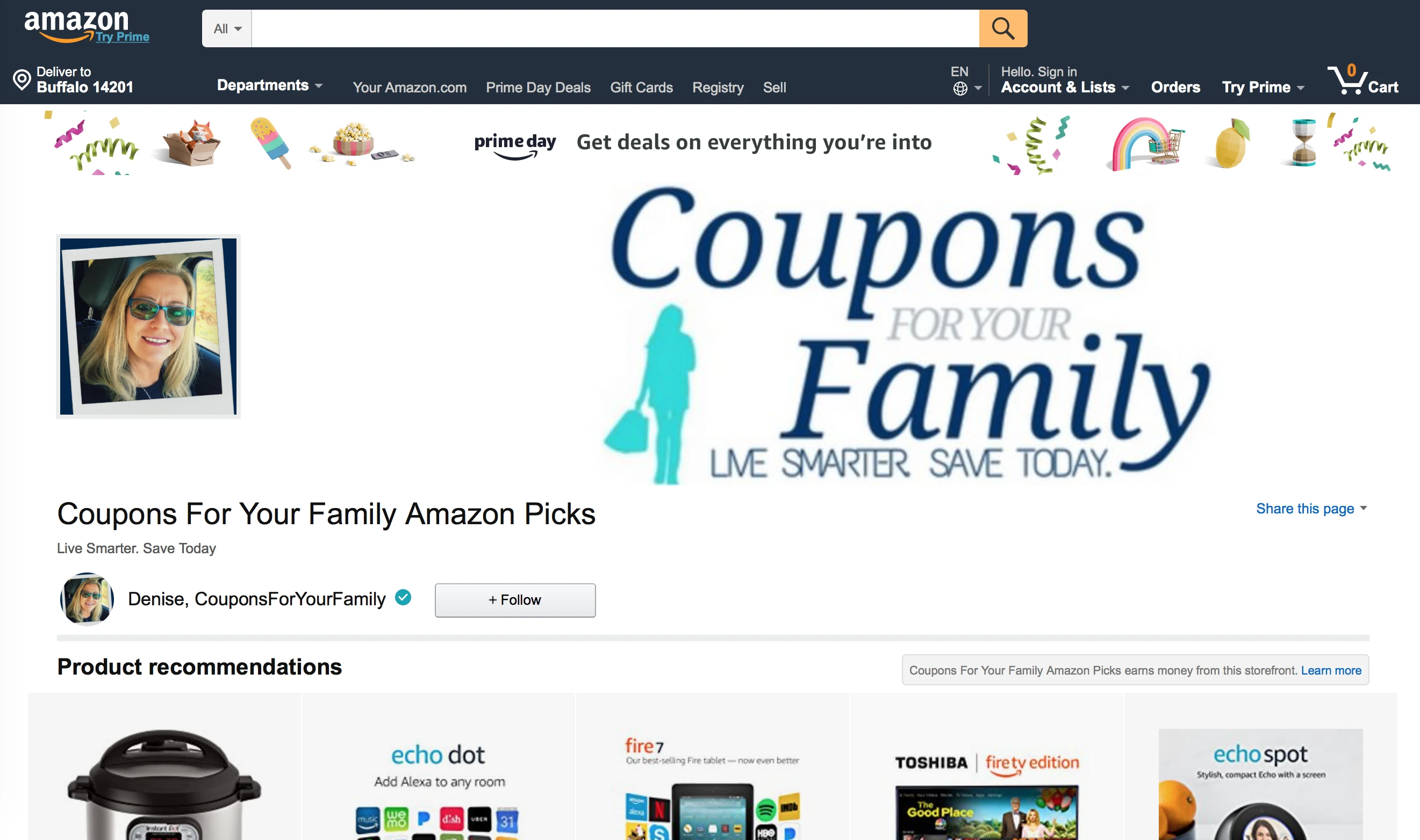 Coupons For Your Family Amazon Storefront