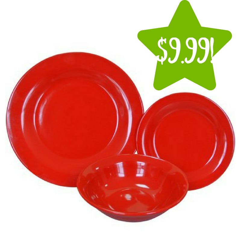 Walmart: Mainstays 12-Piece Stoneware Dinnerware Set Only $9.99 (Reg. $15) 