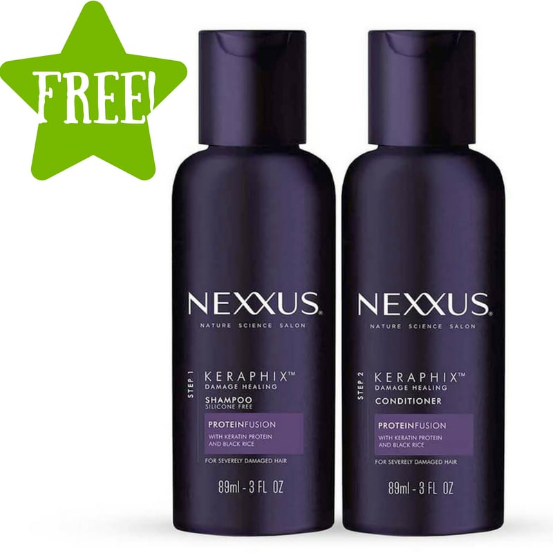 FREE Nexxus KERAPHIX Shampoo & Conditioner Samples