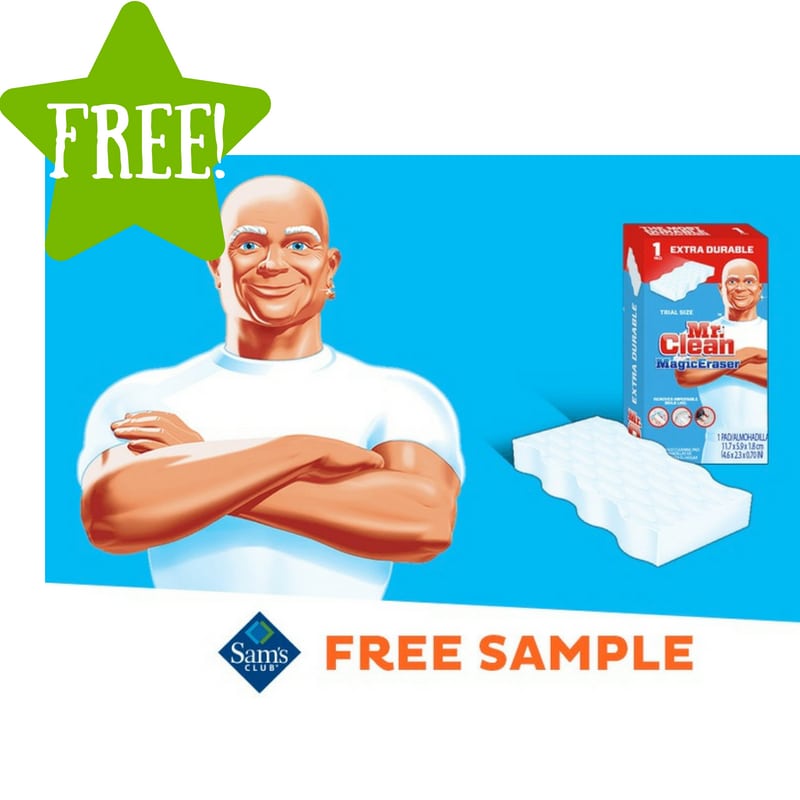 FREE Mr. Clean Magic Eraser at Sam's Club