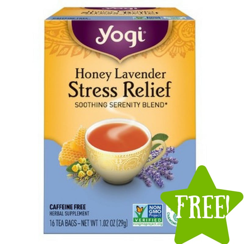 FREE Yogi Honey Lavender Stress Relief Tea
