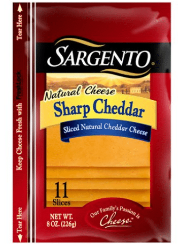 Walmart: Sargento Natural Sliced Cheese Only $2.18!