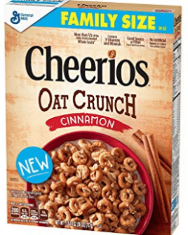 cheerio cinnamon oat crunch cheerio cinnamon oat crunch