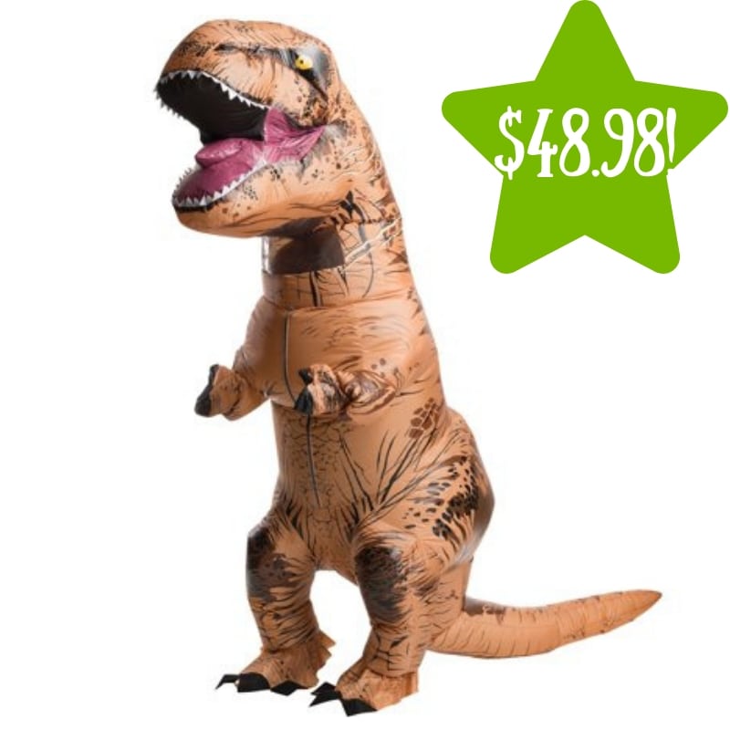 Walmart: Adult Inflatable T-Rex Costume Only $48.98 (Reg. $59) 