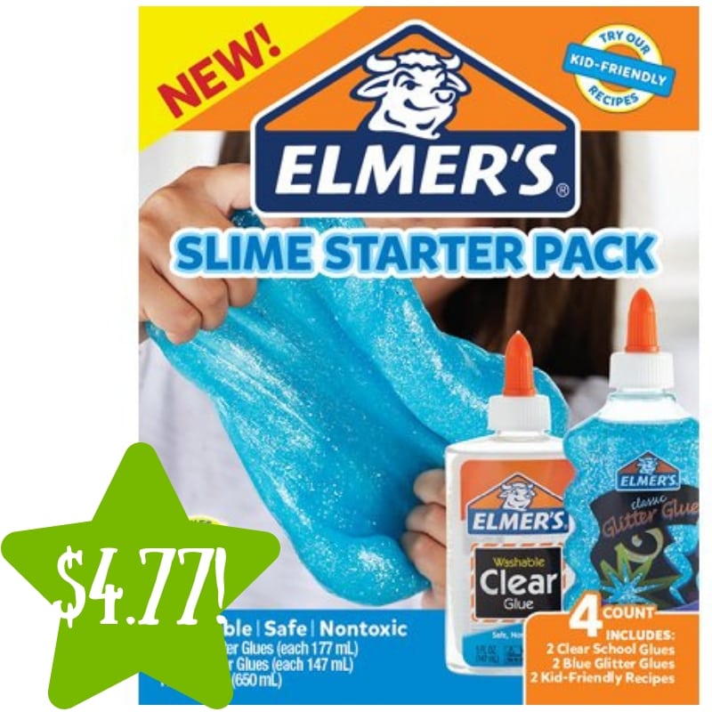 Walmart: Elmer's Blue Glitter Slime Starter Pack Only $4.77 (Reg. $9.47) 