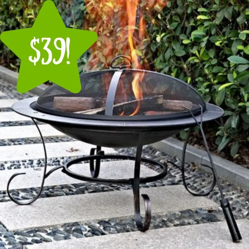Walmart: Andover 30" Round Steel Fire Pit Only $39 