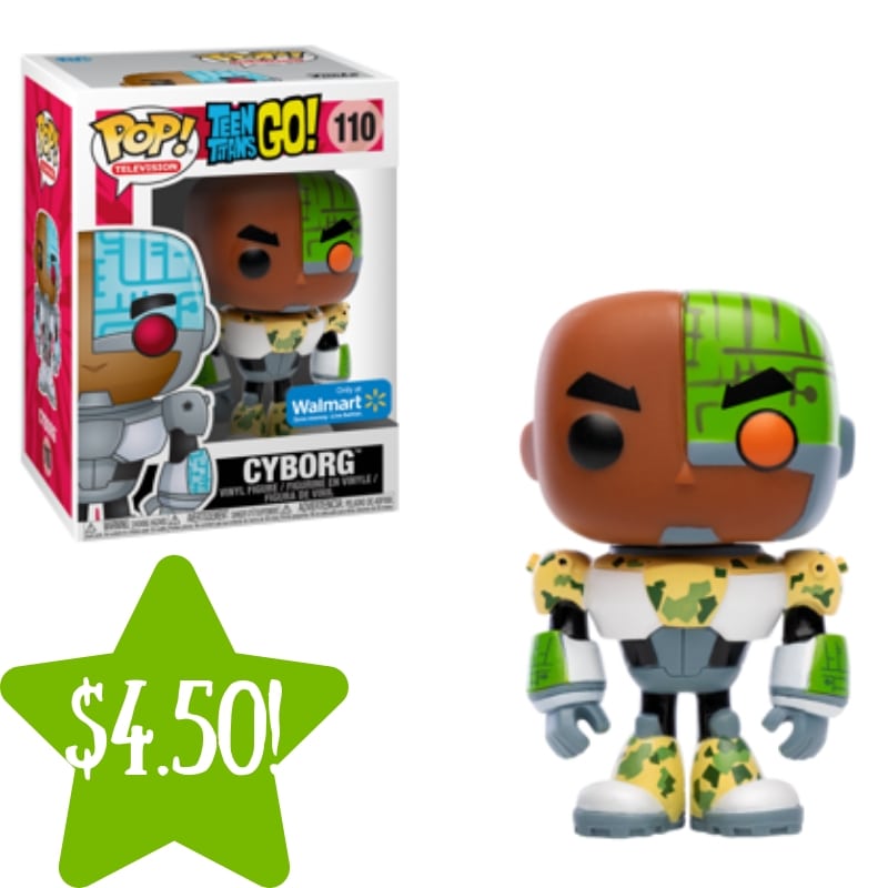 Walmart: Funko POP TV: Teen Titans Go! Cyborg Only $4.50 (Reg. $9) 