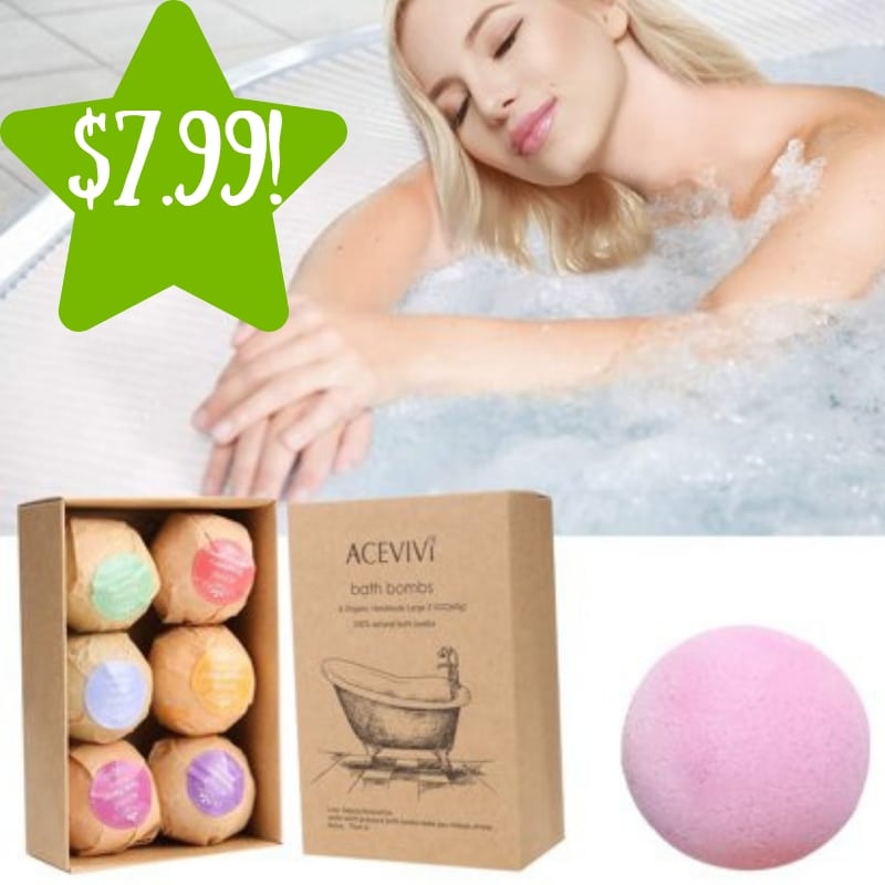 Walmart: 6 Pcs Organic Rose Bath Bombs Only $7.99 (Reg. $34) 