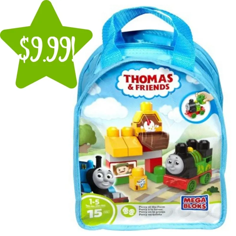 Walmart: Mega Bloks Thomas & Friends Percy at the Farm Building Bag Only $9.99 (Reg. $20)  Walmart: Mega Bloks Thomas & Friends Percy at the Farm Building Bag Only $9.99 (Reg. $20)
