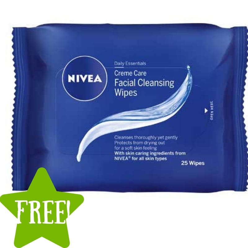 FREE Nivea Men's Facial Wipes