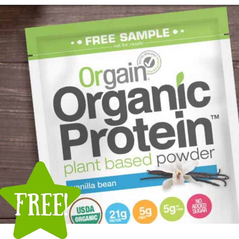 FREE Sample of Orgain Organic Protein Powder