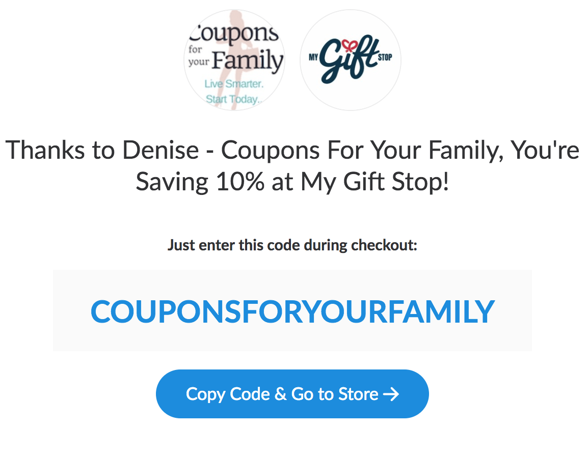 My Gift Stop Coupon Code