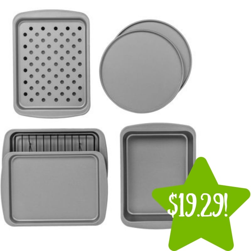 Walmart: BakerEze 8-Piece Non-stick Bakeware Set Only $19.29 (Reg. $27)