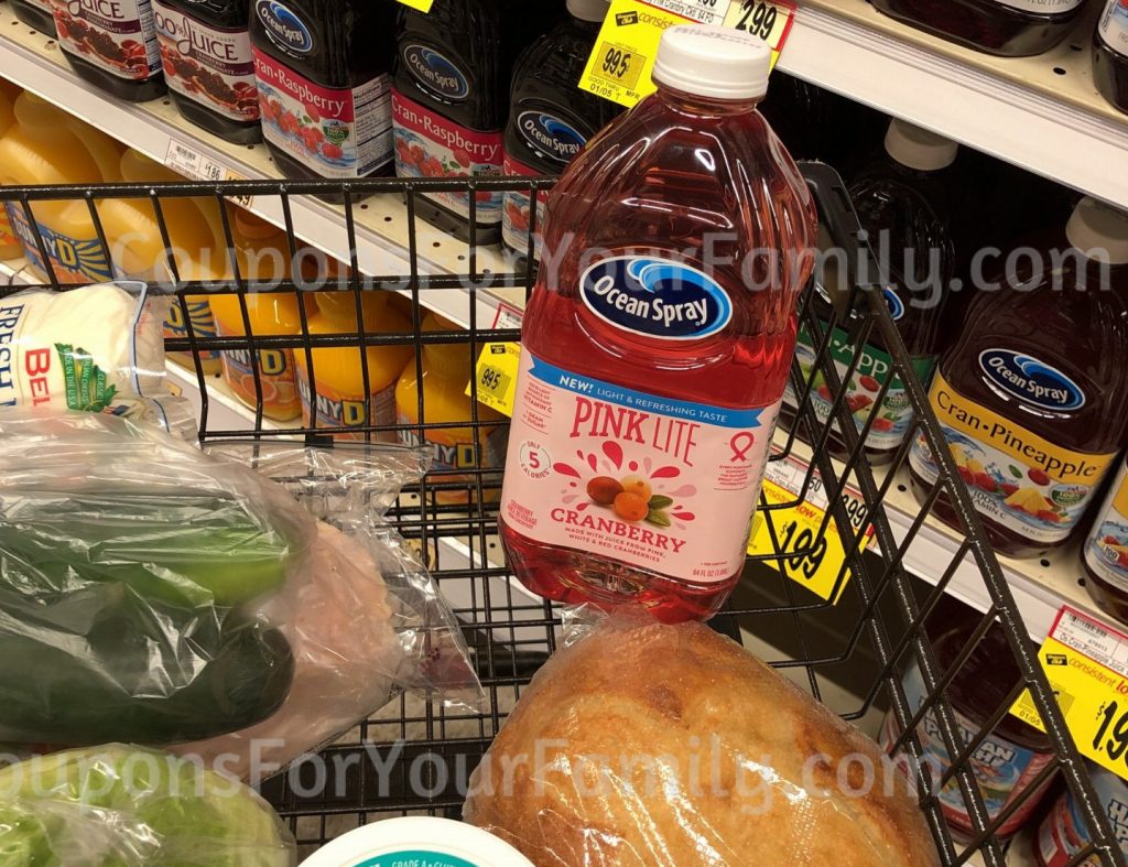 pink cranberry ocean spray coupons