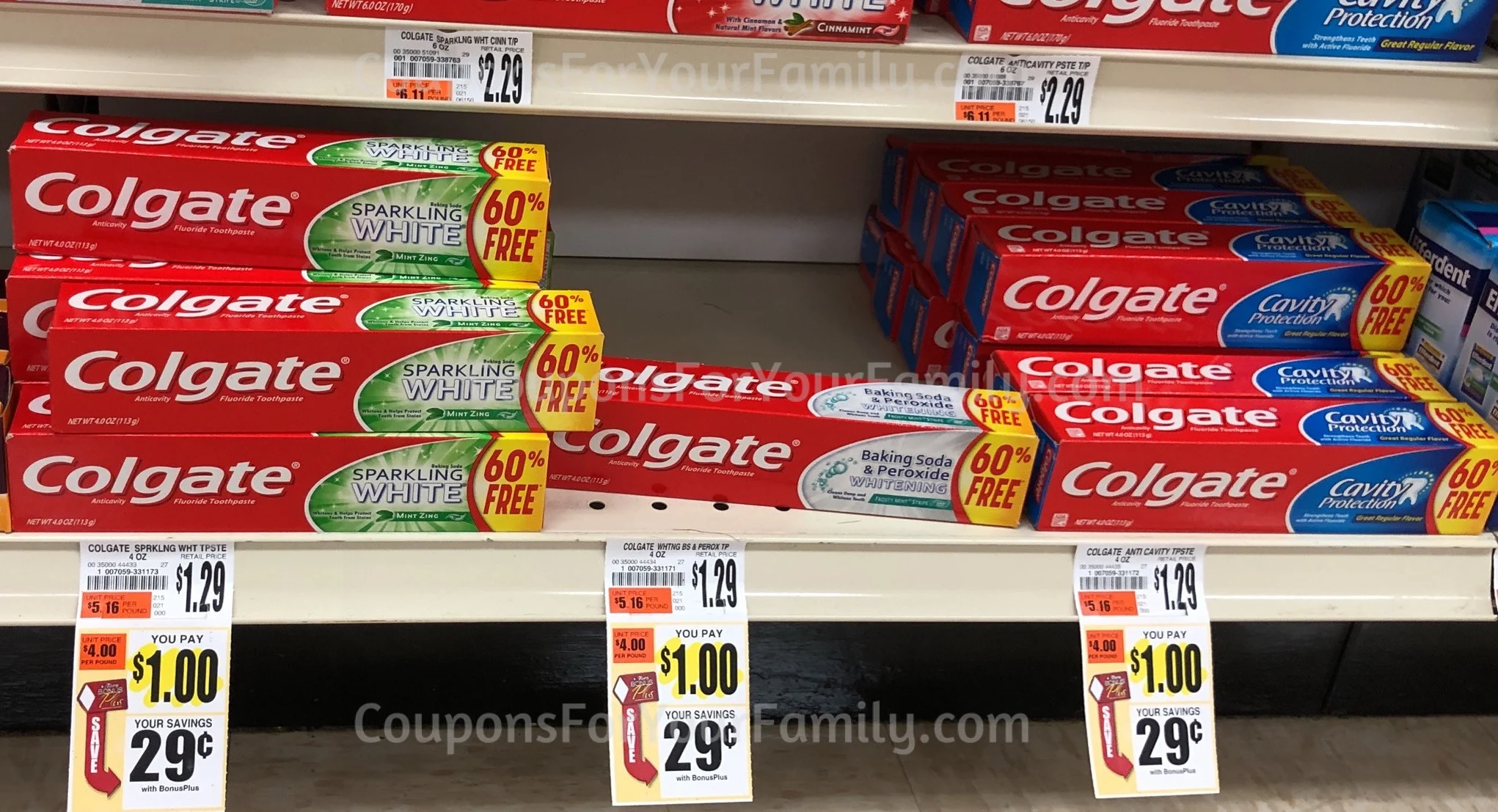 Tops Markets Colgate Toothpaste coupon