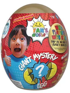 Ryan's World Giant Gold Mystery Egg