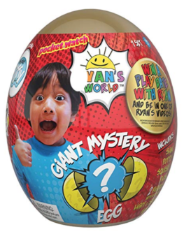 ryan's world giant mystery golden egg